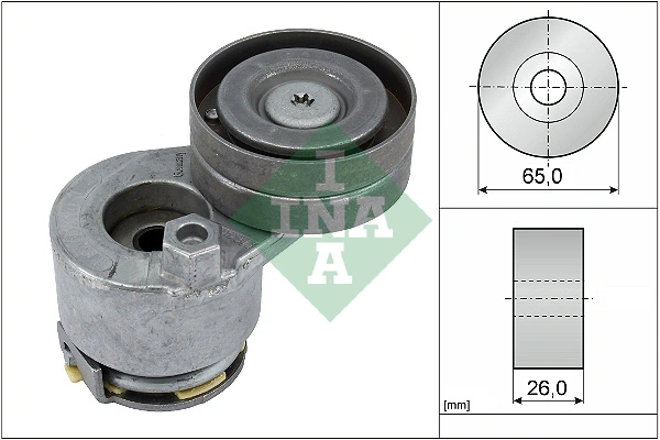 Belt Tensioner, V-ribbed belt
